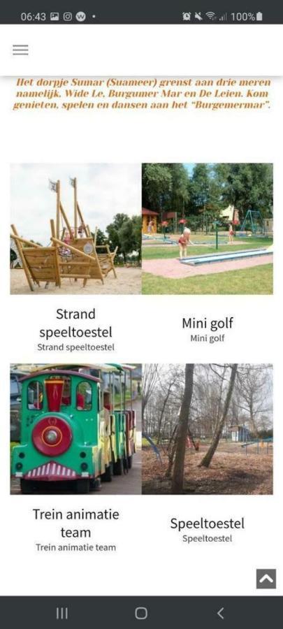 Вилла Kajuit423 6Pers 5Sterren Vakantiepark Bergumermeer Aan Het Water In Friesland Met Zwembad Suameer Экстерьер фото